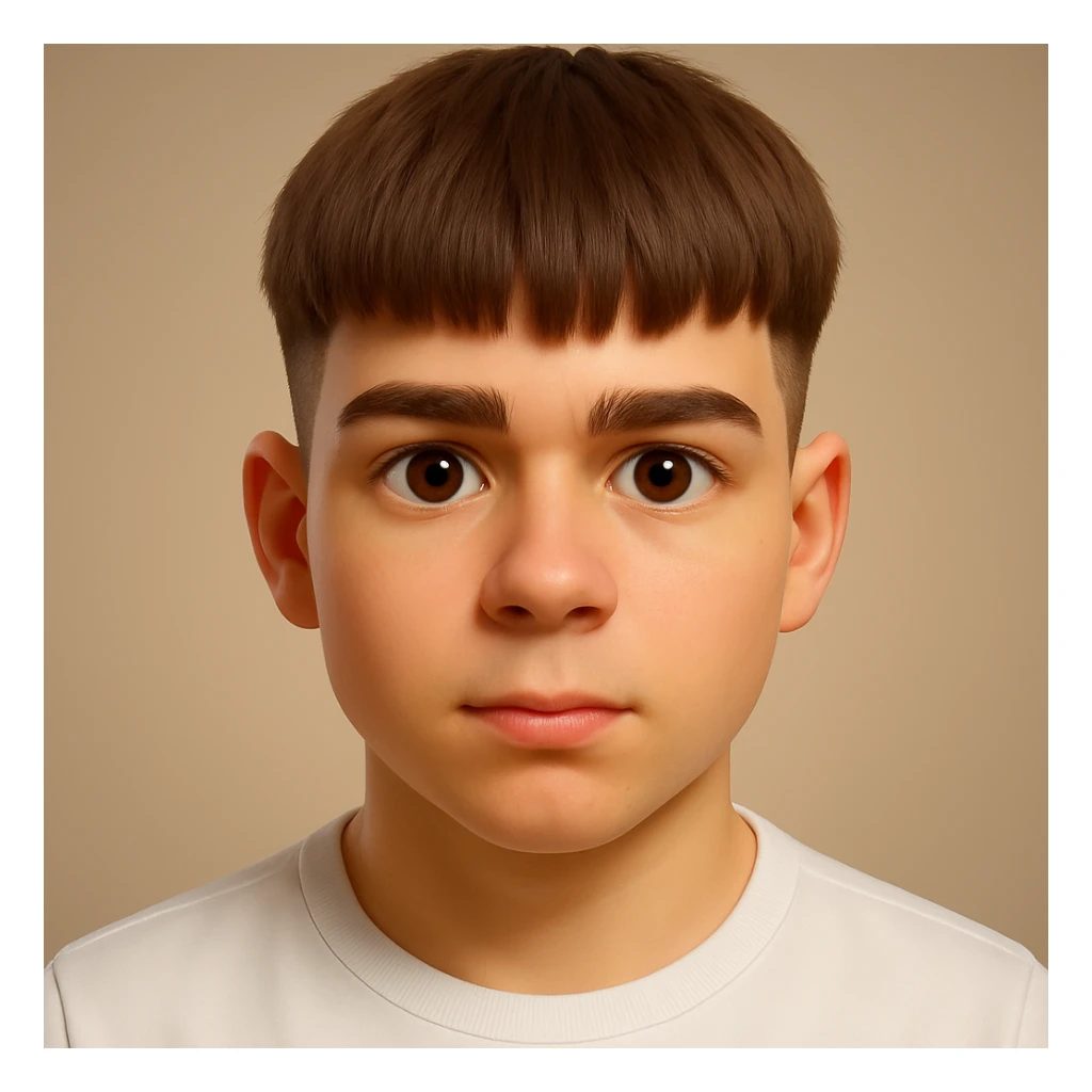 Create a 3D emoji style portrait that is a little realistic, with smooth shading, vibrant colors, and some realistic facial details, blending emoji and realism. The style should evoke the look of a 3D emoji with enhanced realism and vibrancy. sticker