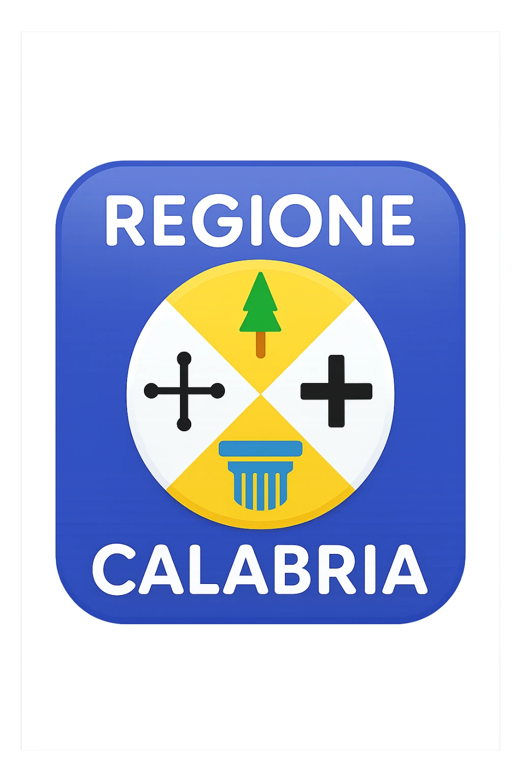 REGIONE CALABRIA EMOJI STILE IPHONE sticker