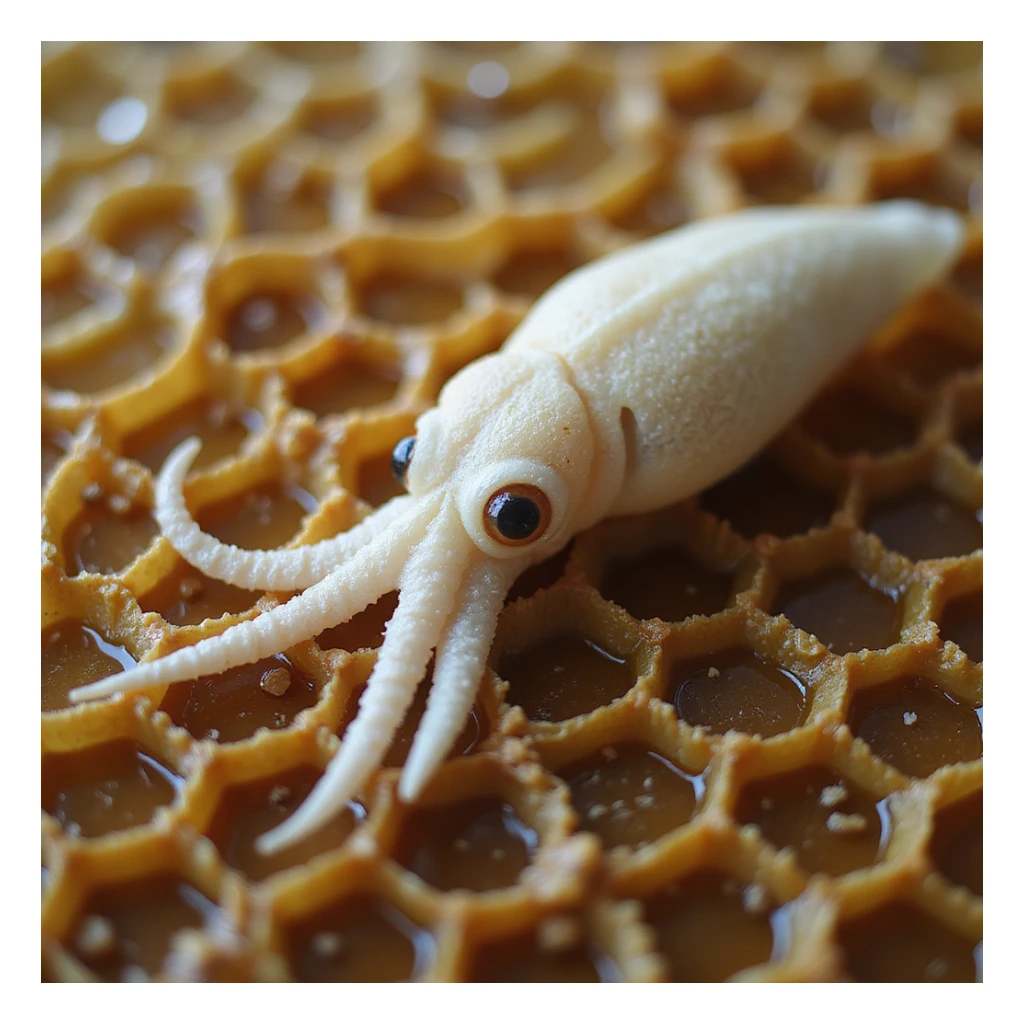 realistic photorealistic squid game honeycomb challenge sticker