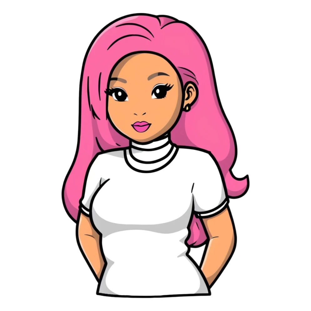 Nicki Minaj fashion sticker