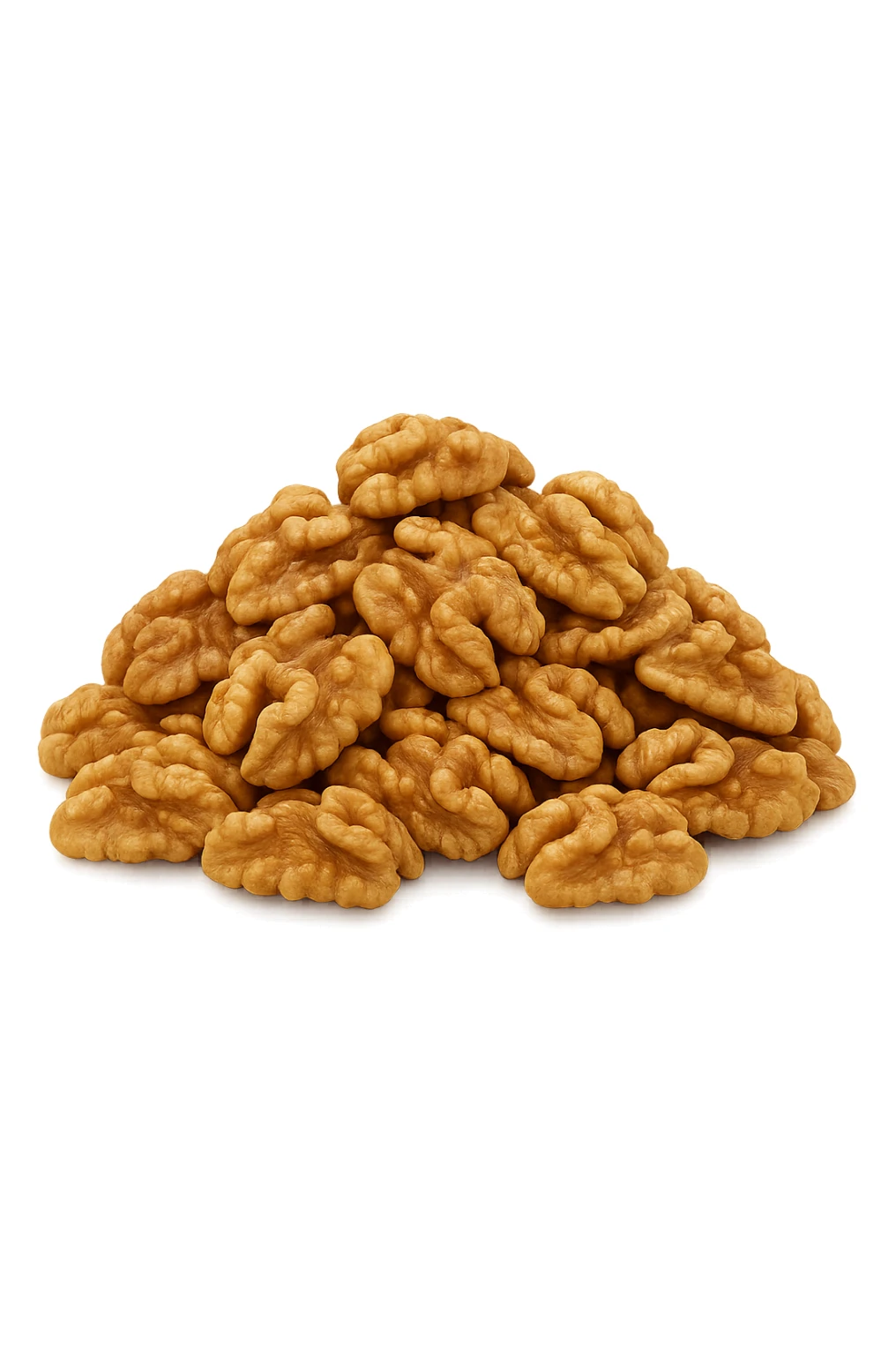 montagna di noci sbucciate, iperrealistici 4k sticker