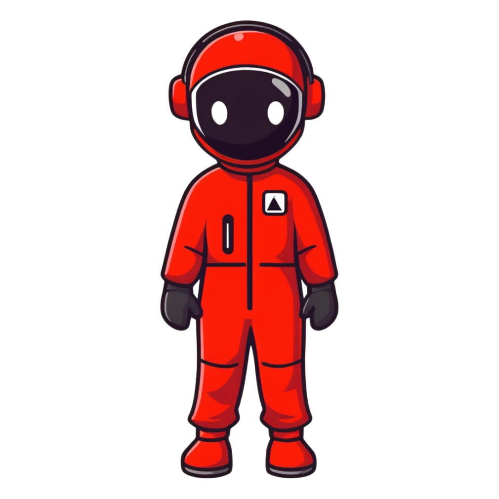 red jumpsuit from Money Heist sticker