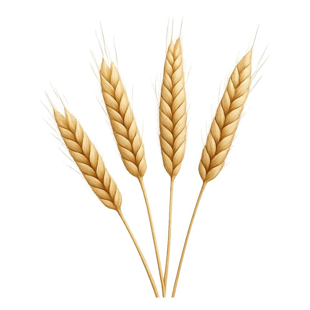 Сгенерируй мне колосья пшеница, на пнг фоне (без фона на прозрачном фоне)

 sticker