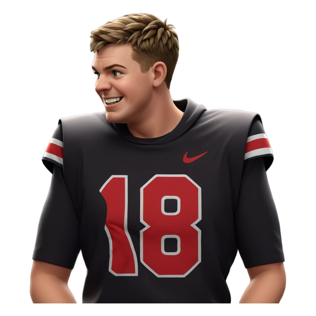 happy boys in casual attire sticker