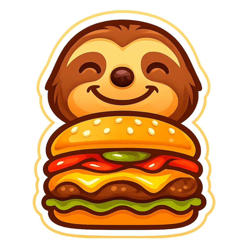 Turn this image into a simplified, expressive emoji-style illustration with a cute cartoon look, using the retro stickers style. Keep the background transparent. sticker