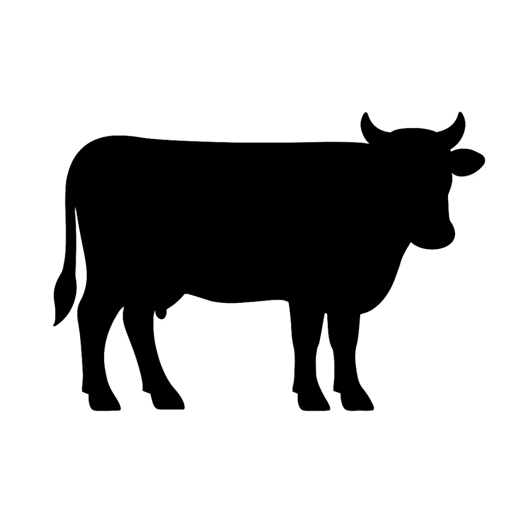 Cow sticker