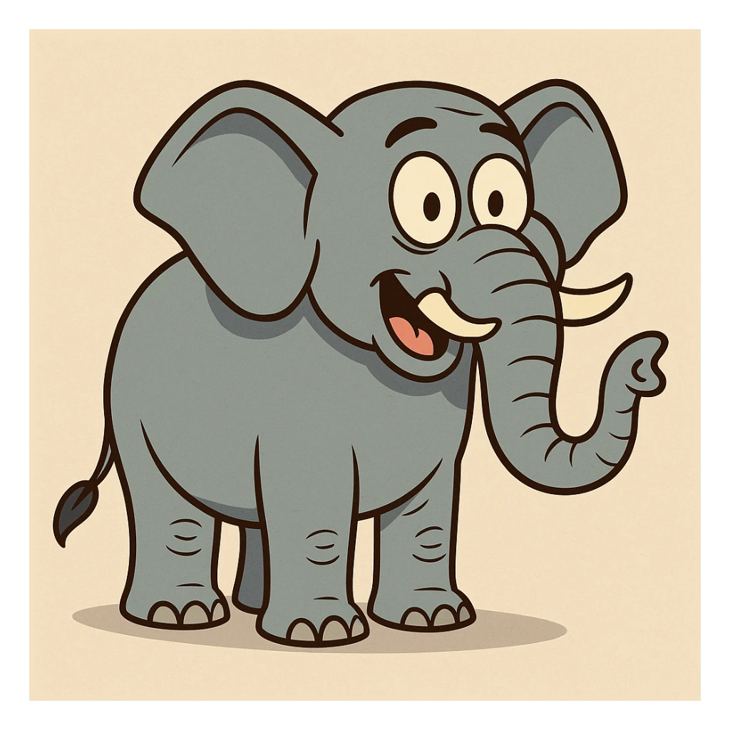 Elephant sticker