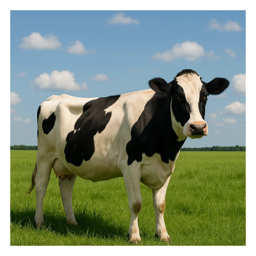 Cow sticker