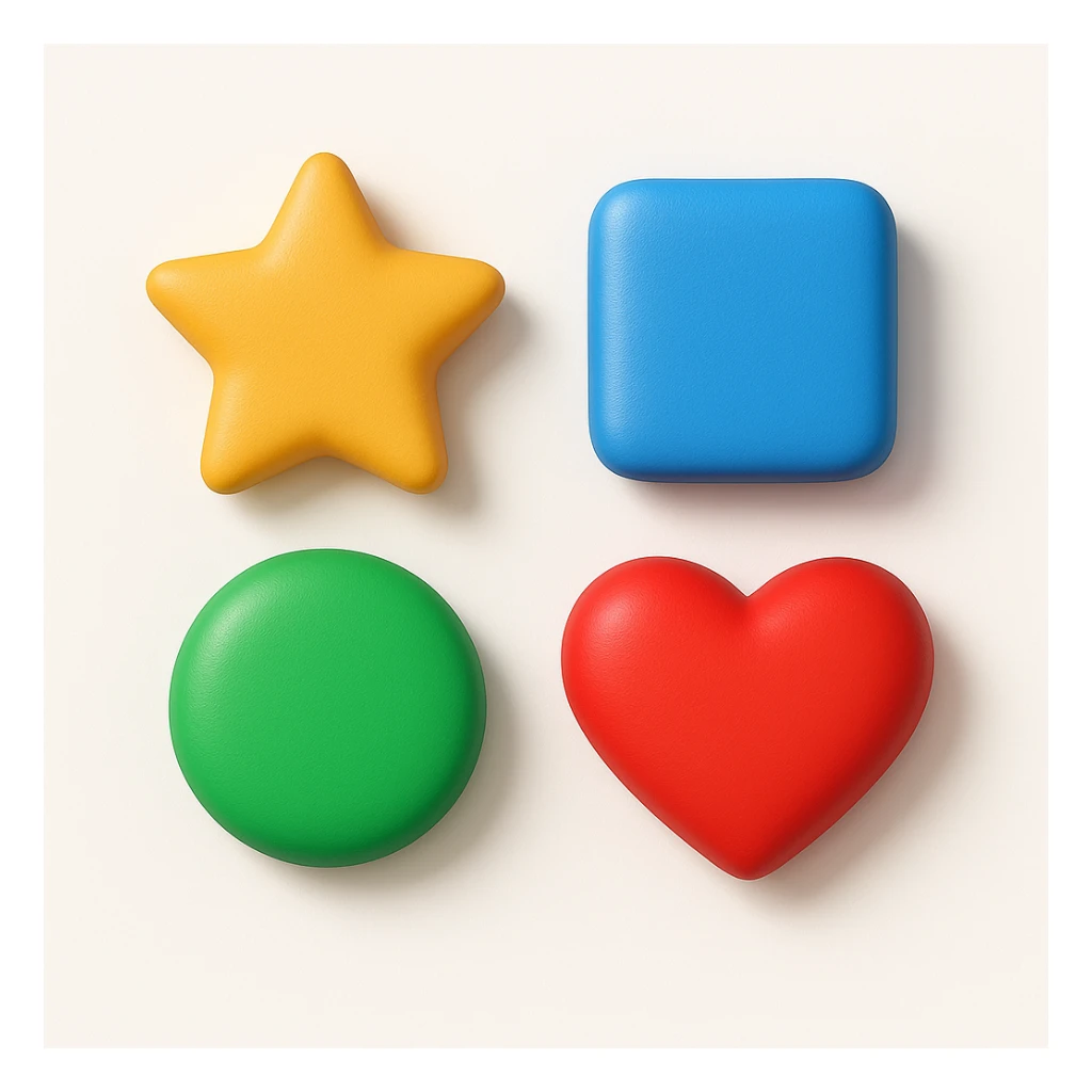 remove frame and add simple white background and add shadows to all elements  sticker