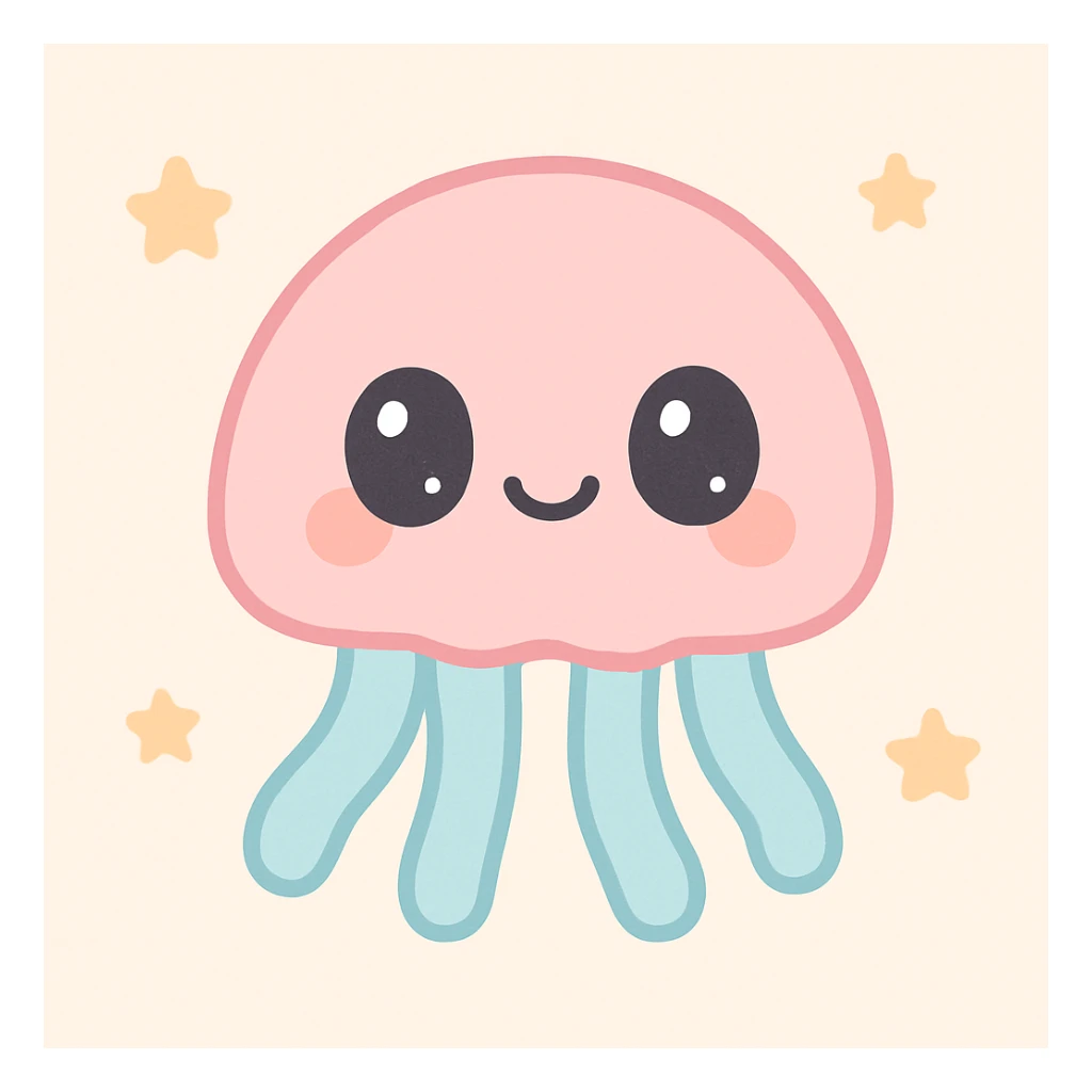 cute jellyfish sticker