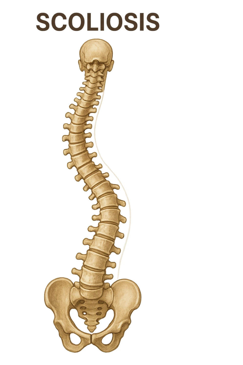 Scoliosi sticker