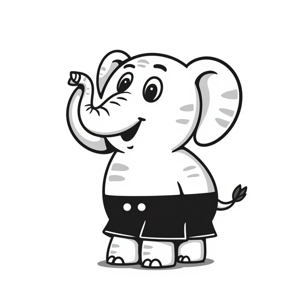 Elephant sticker