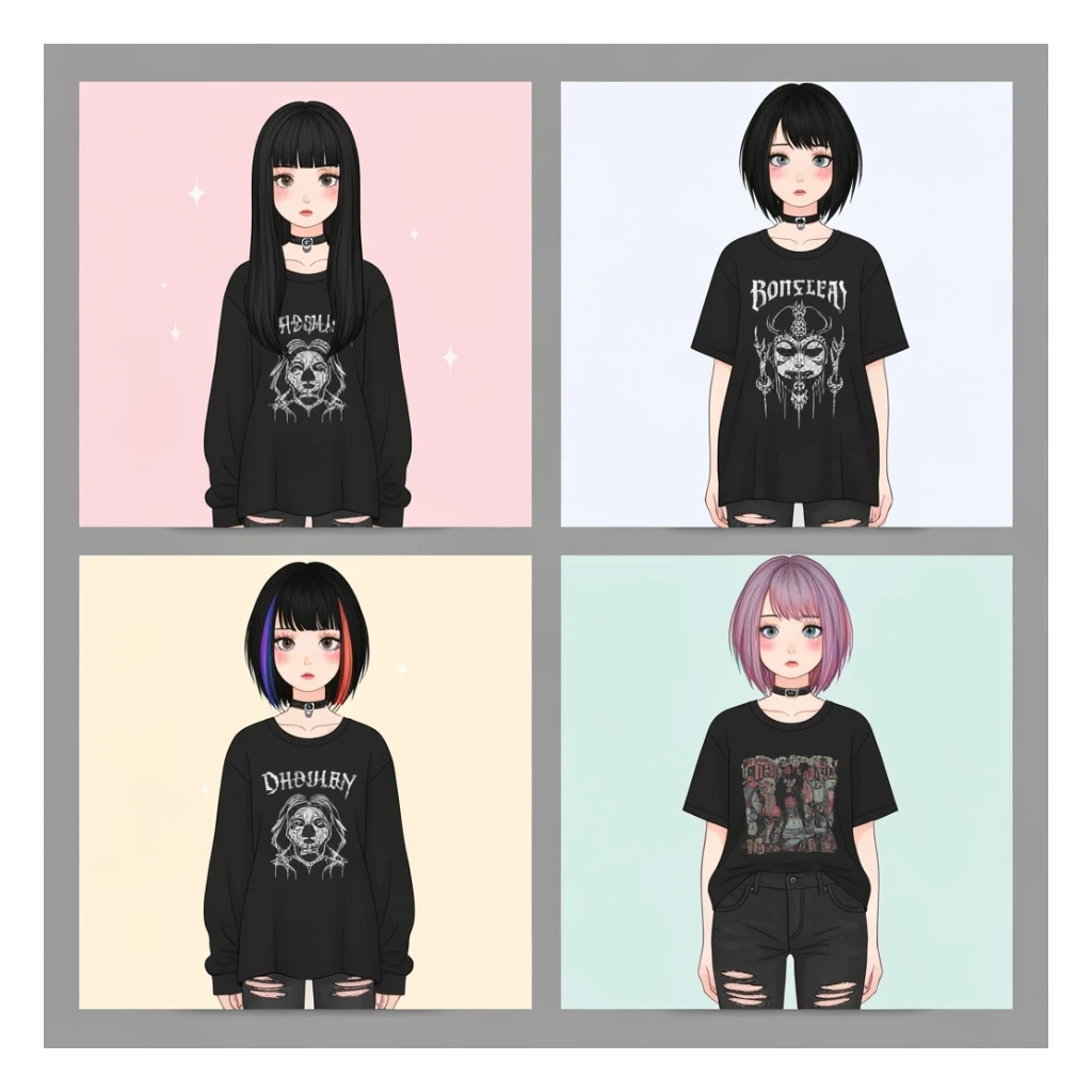 emo banner, cute, expressive, minimal, variation 4 sticker