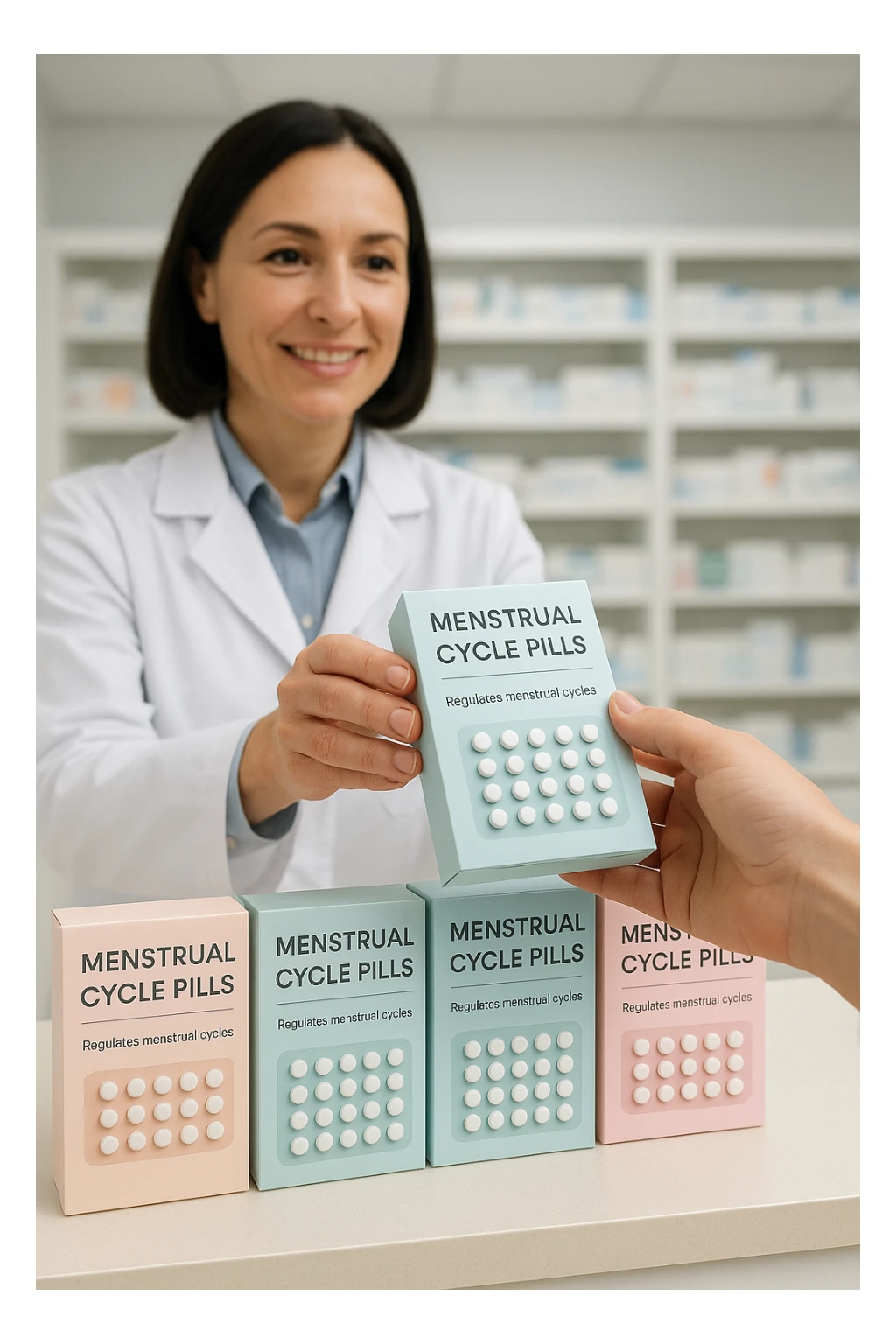 vendita di pillole per ciclo mestruale sticker