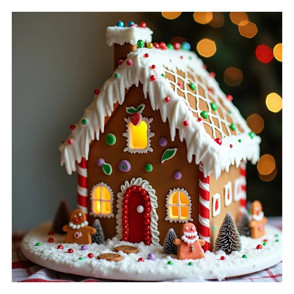 gingerbread house sticker