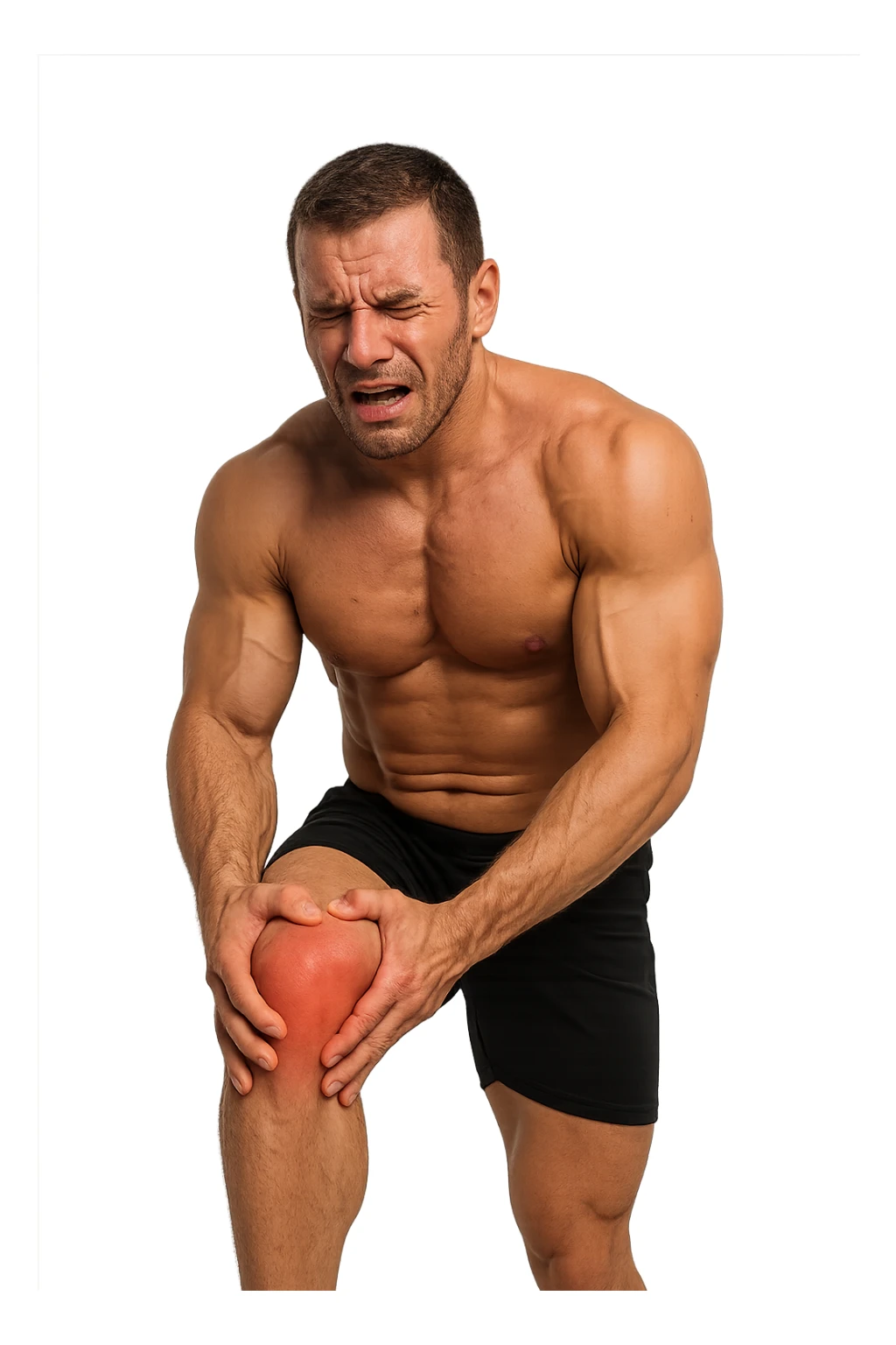 BODYBUILDER CHE HA DOLORI AI LEGAMENTI, SI è INFORTUNATO CON L'ALLENAMENTO sticker