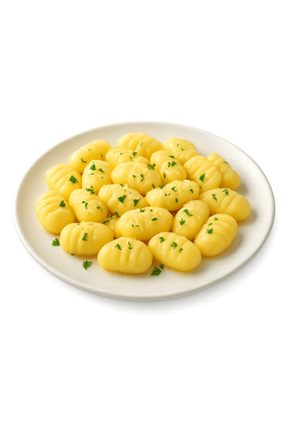 Gnocchi cucinati in un piatto sticker
