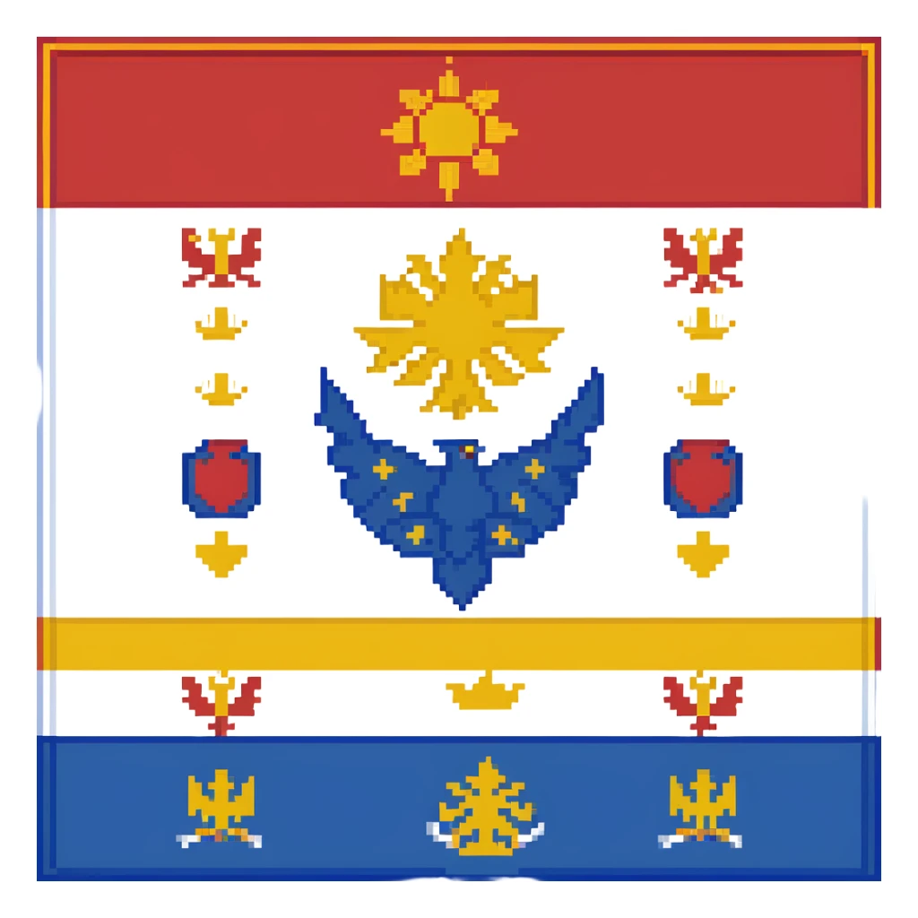 Republic of Buryatia's flag sticker