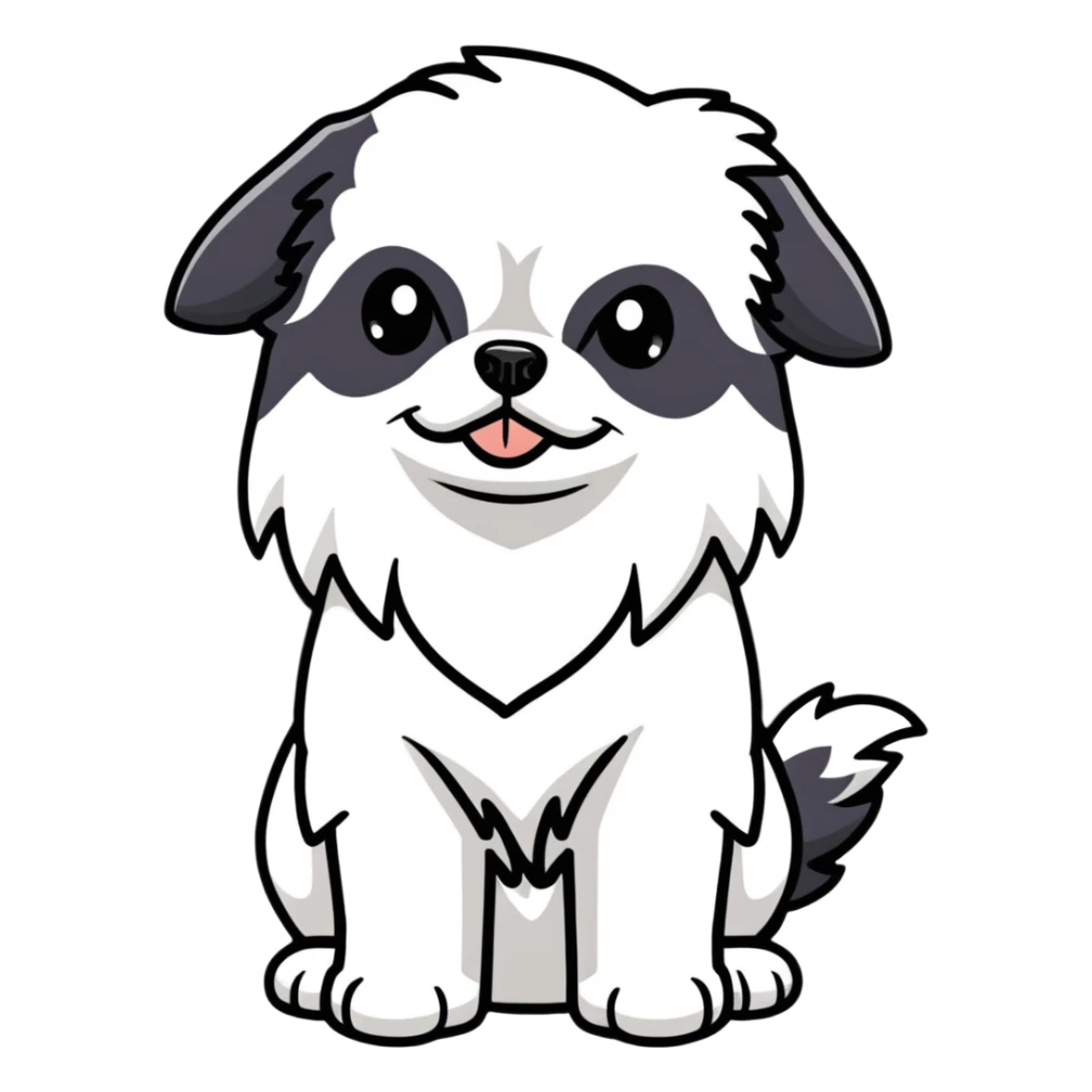 Japanese Chin dog sticker
