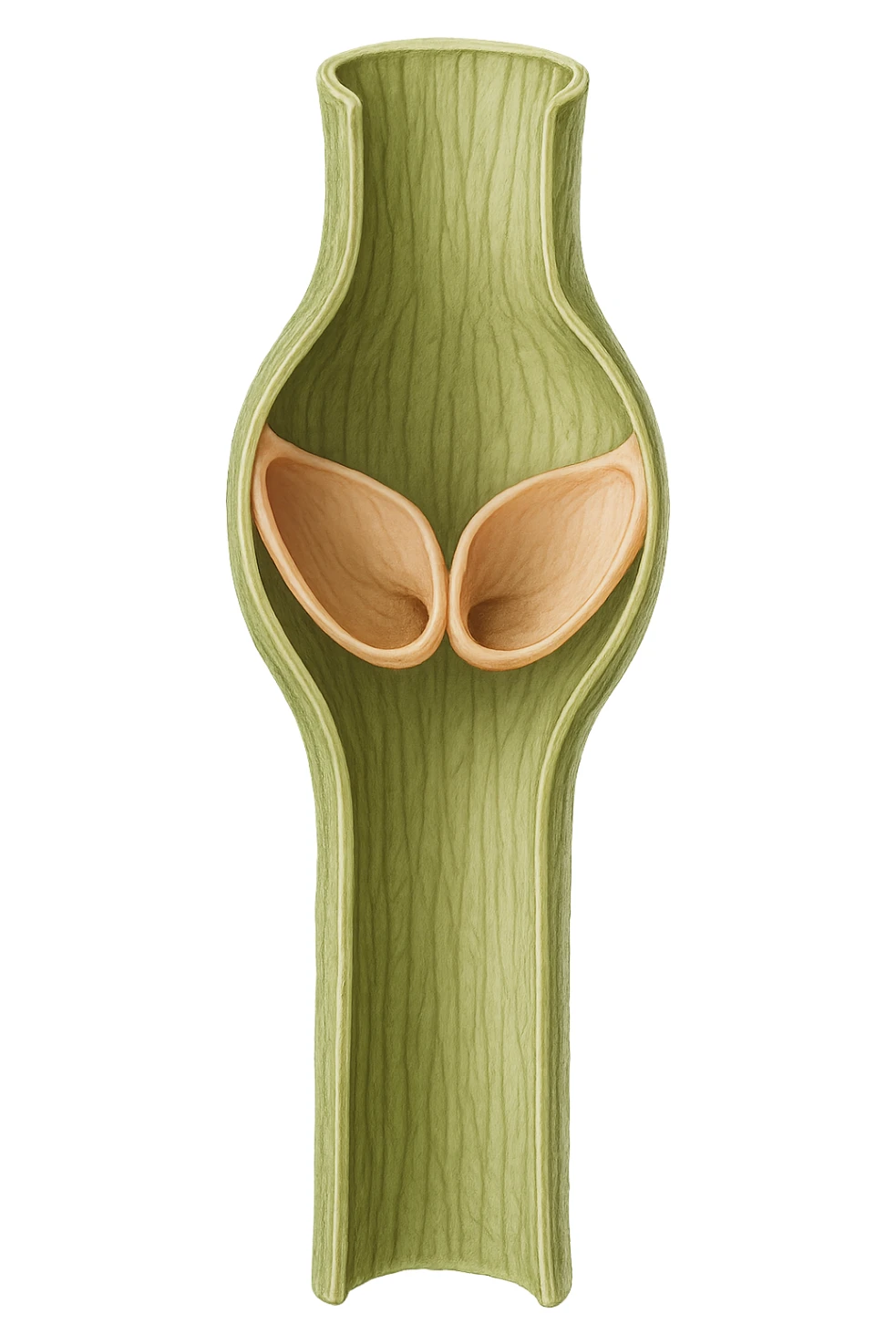 valvola linfarica senza sfondo realistica sticker