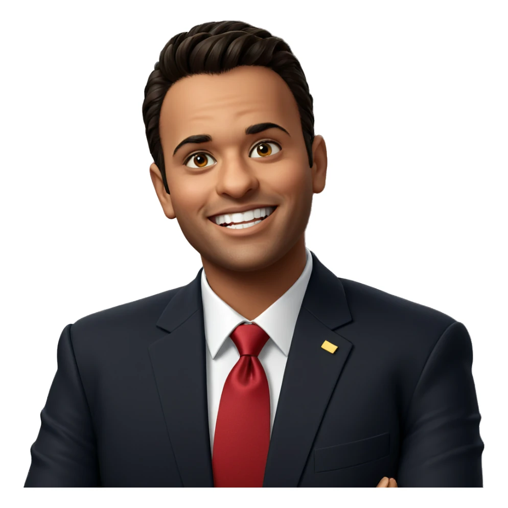 smiling boy in formal attire sticker