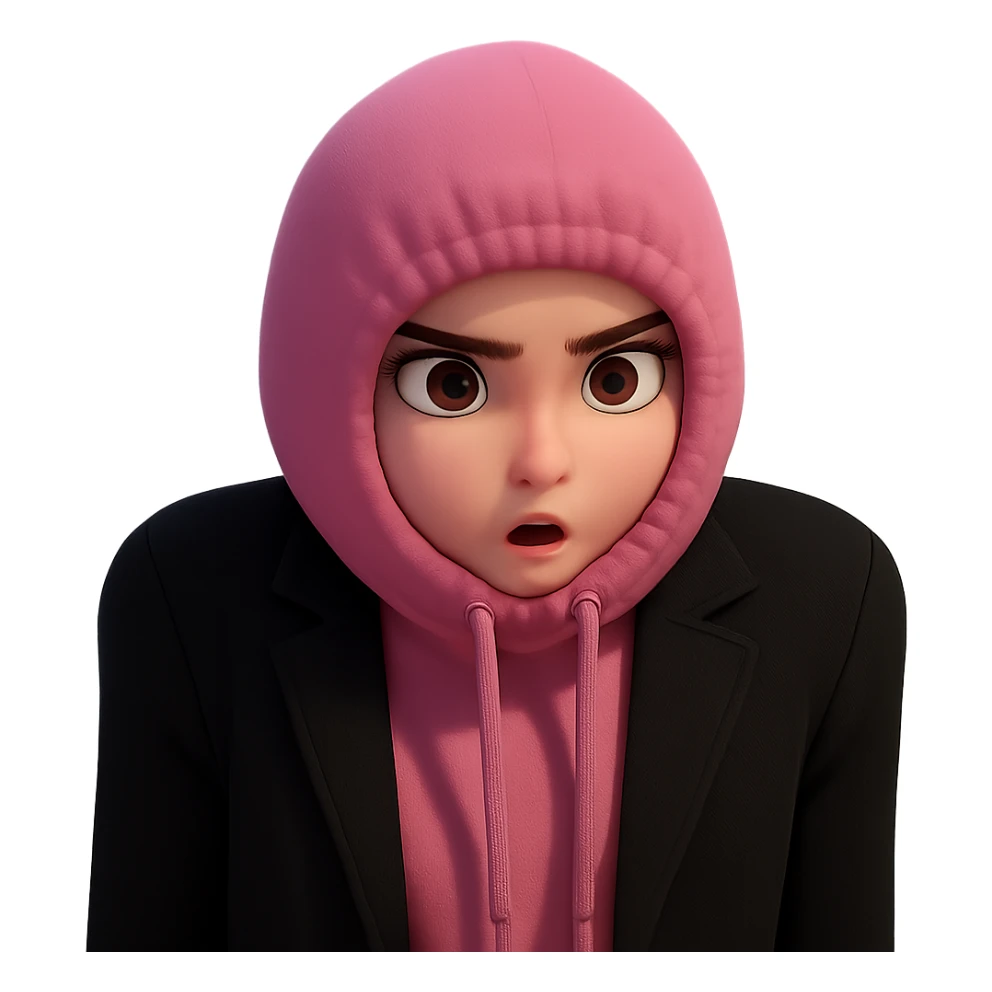 Extract the character from the background, including the clothes she is wearing, and place on a transparent background. Keep the original style and appearance exactly the same. sticker