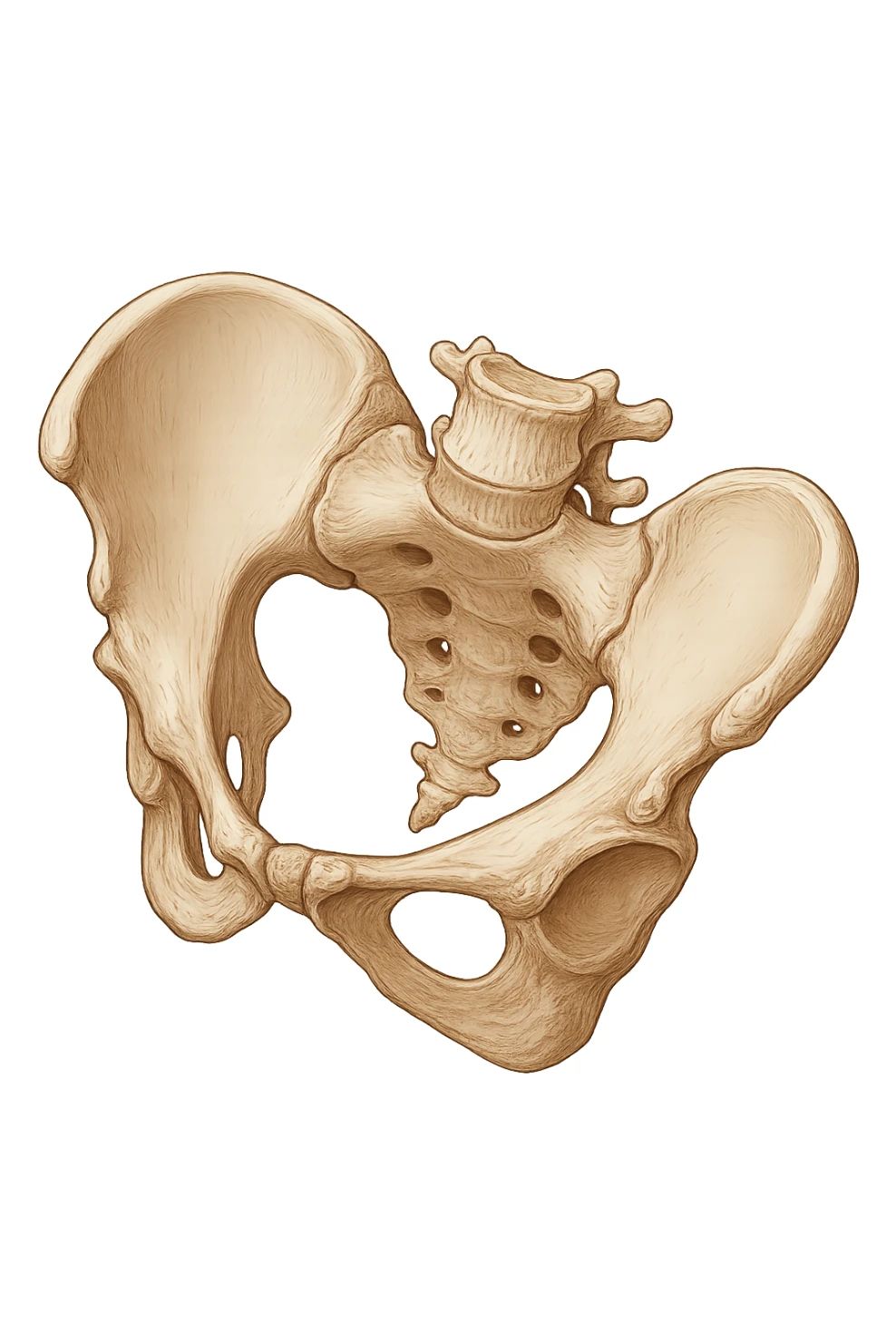 Bacino ruotato in senso orario sticker