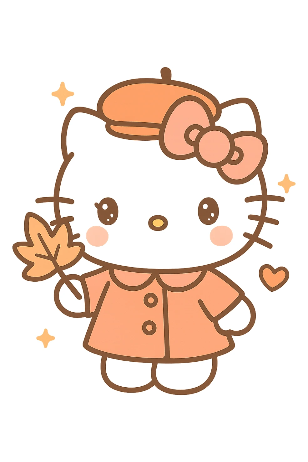 Hello Kitty Autumn Style sticker