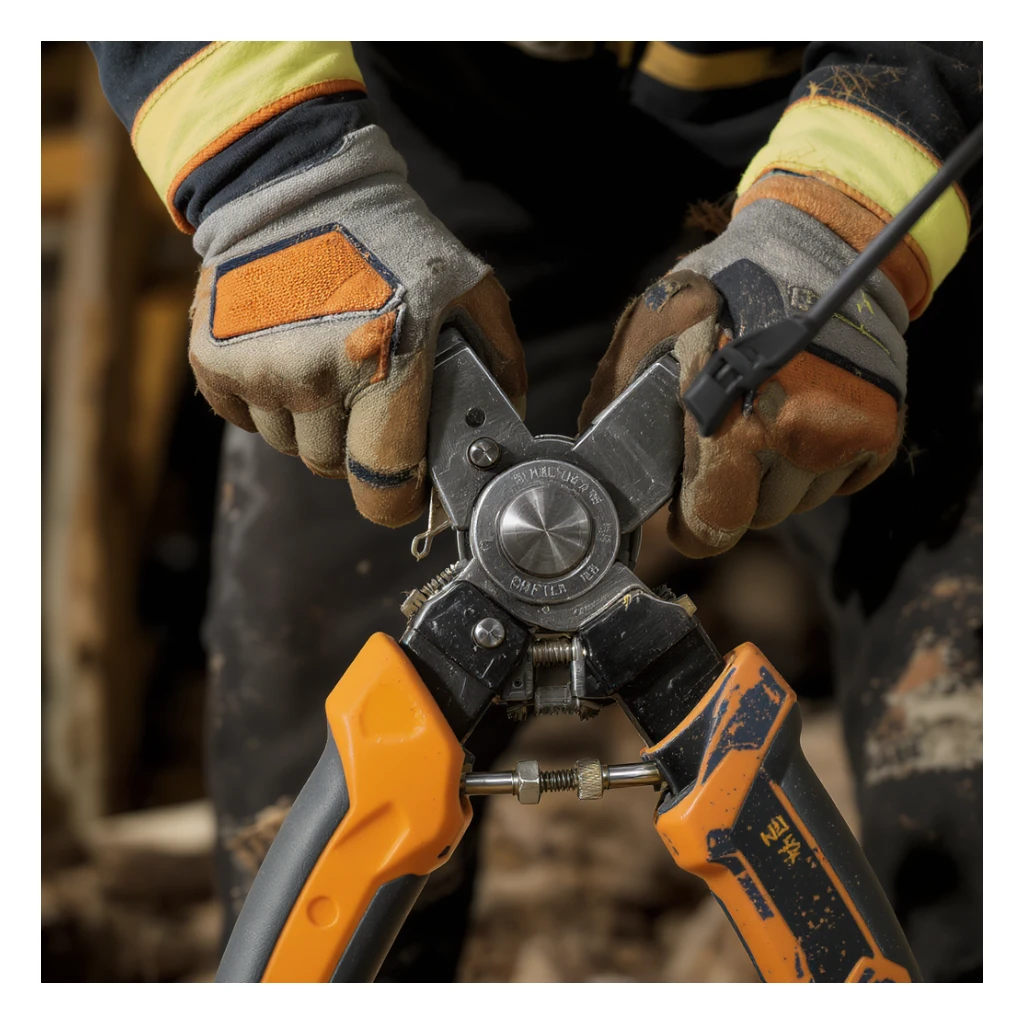 realistic bolt cutters sticker