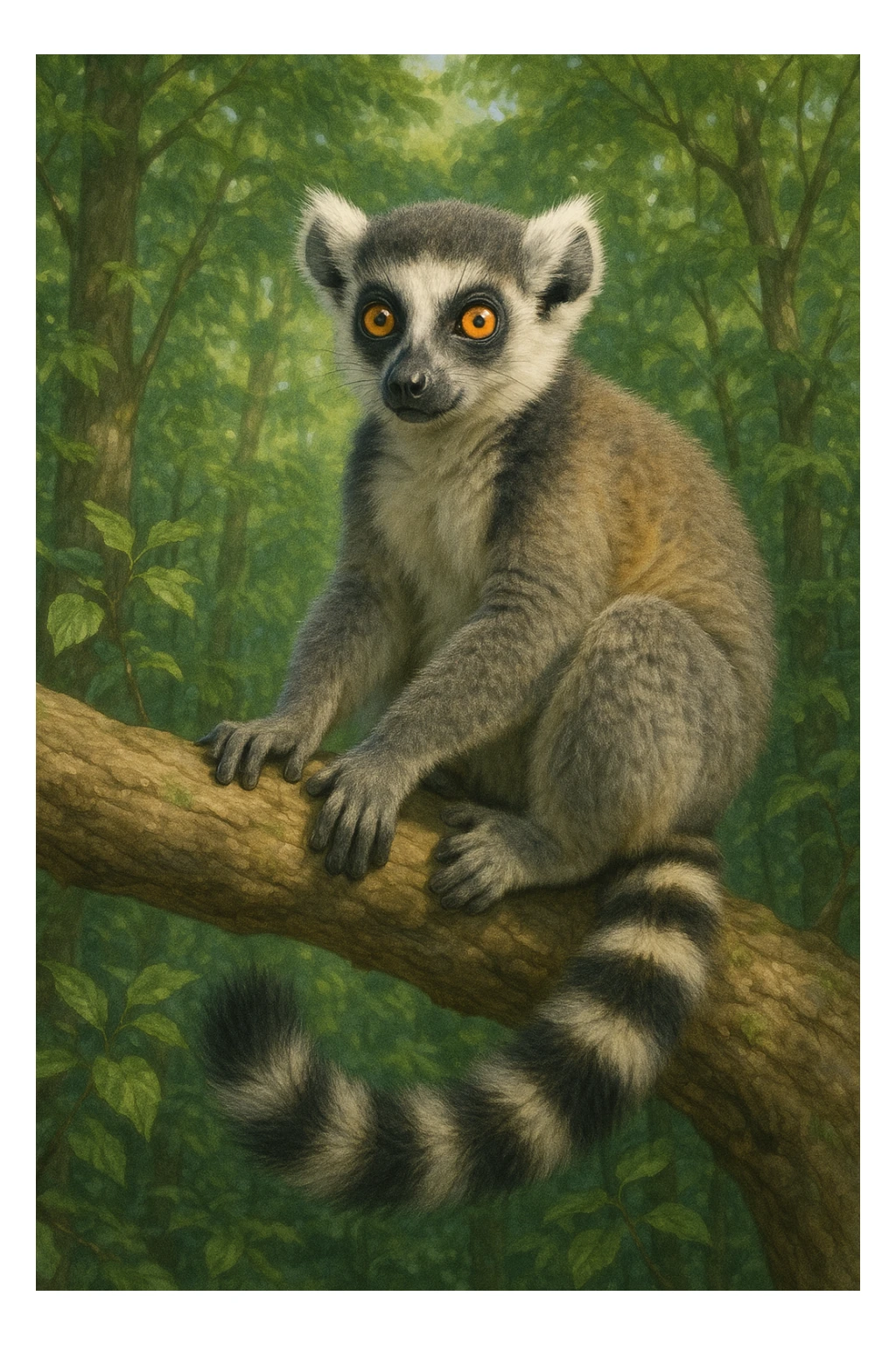 Lemur sticker