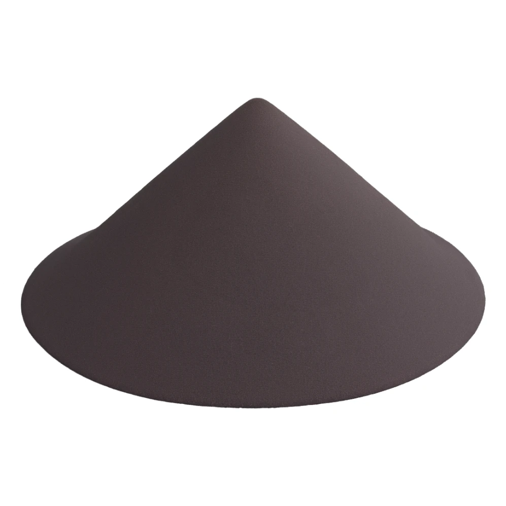 pile of iron sand, dark gray color, shiny grains, minimalistic style sticker