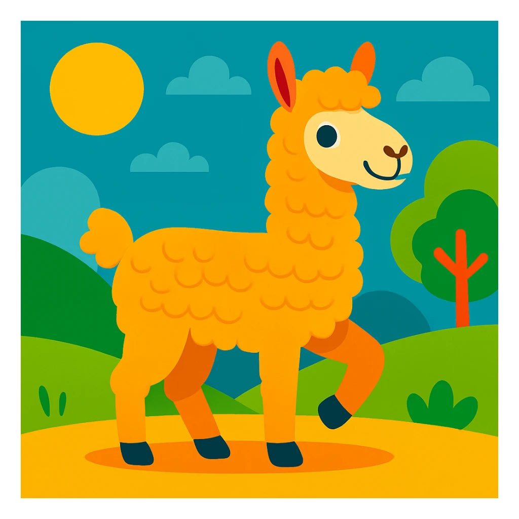 Lama sticker