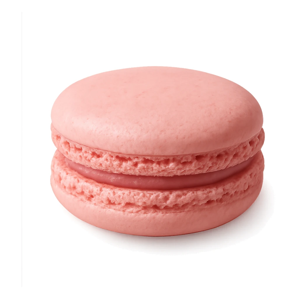 pink macaron sticker
