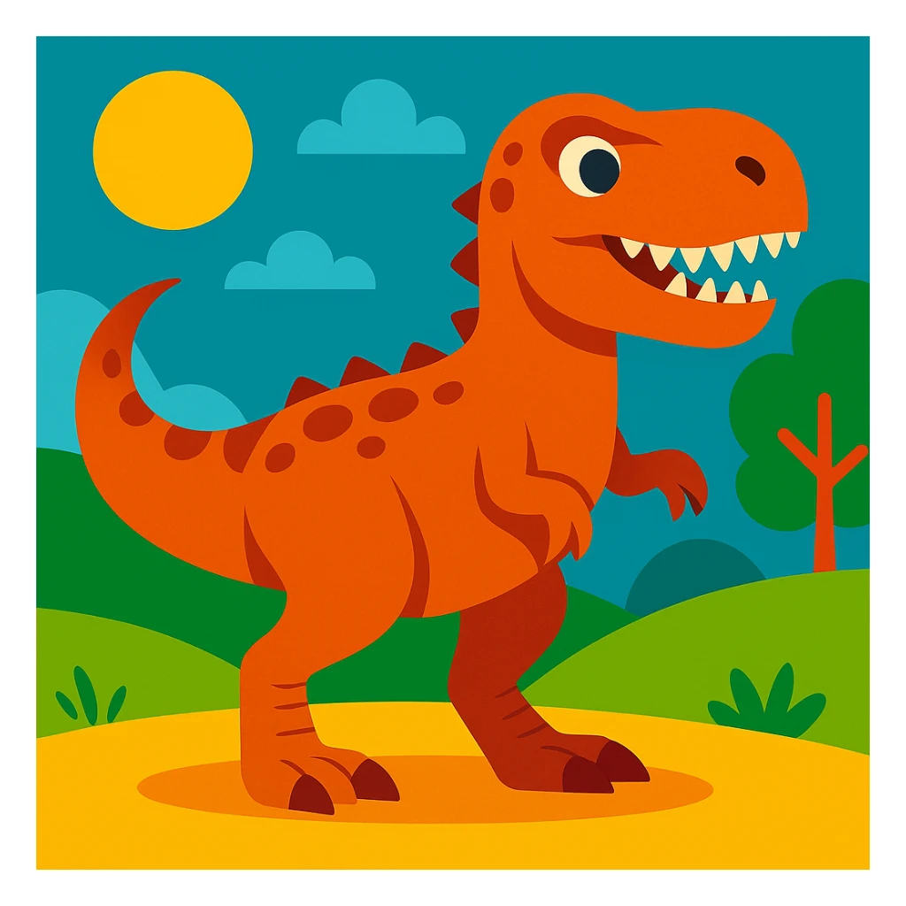 Tyrannosaurus rex sticker
