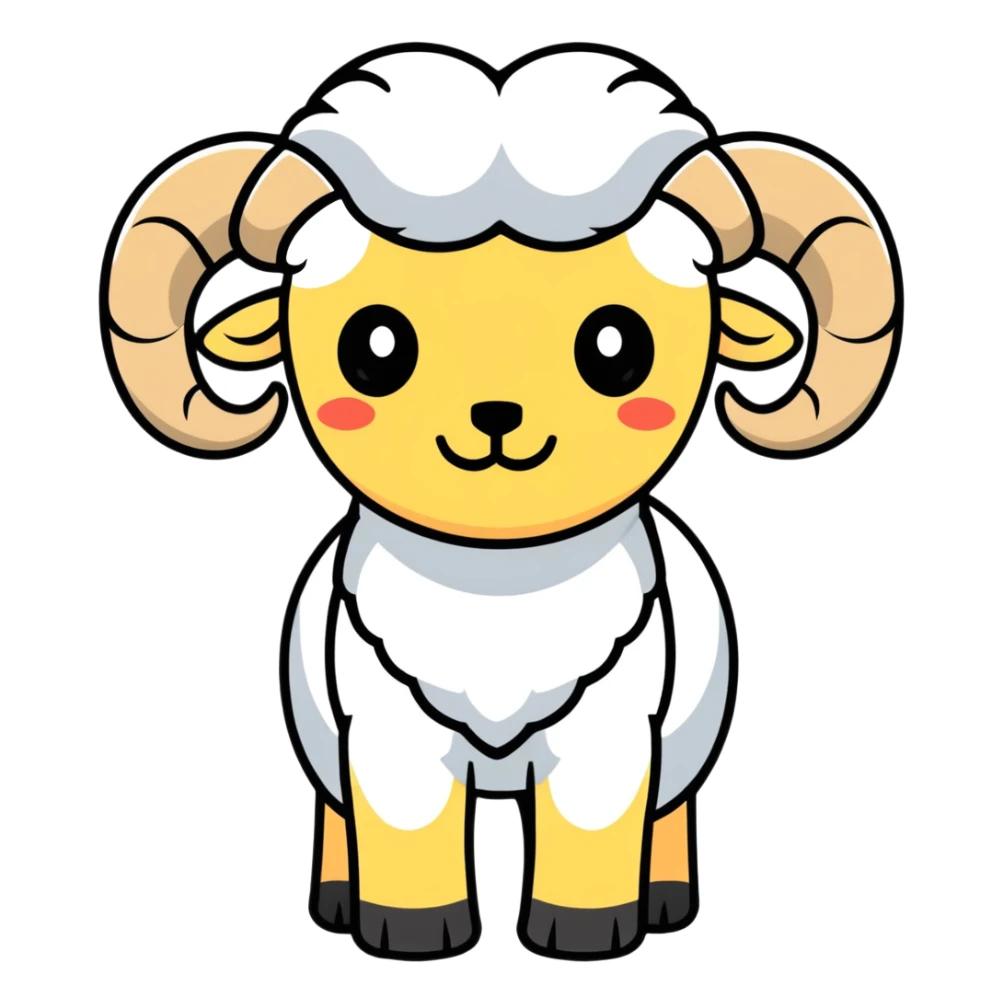Ram Emoji  sticker