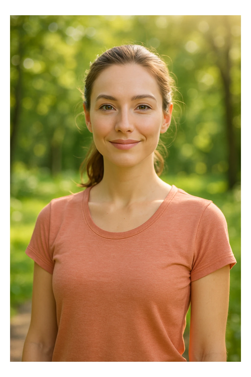 donna con equilibrio ormonale e metabolico immagine realistica sticker