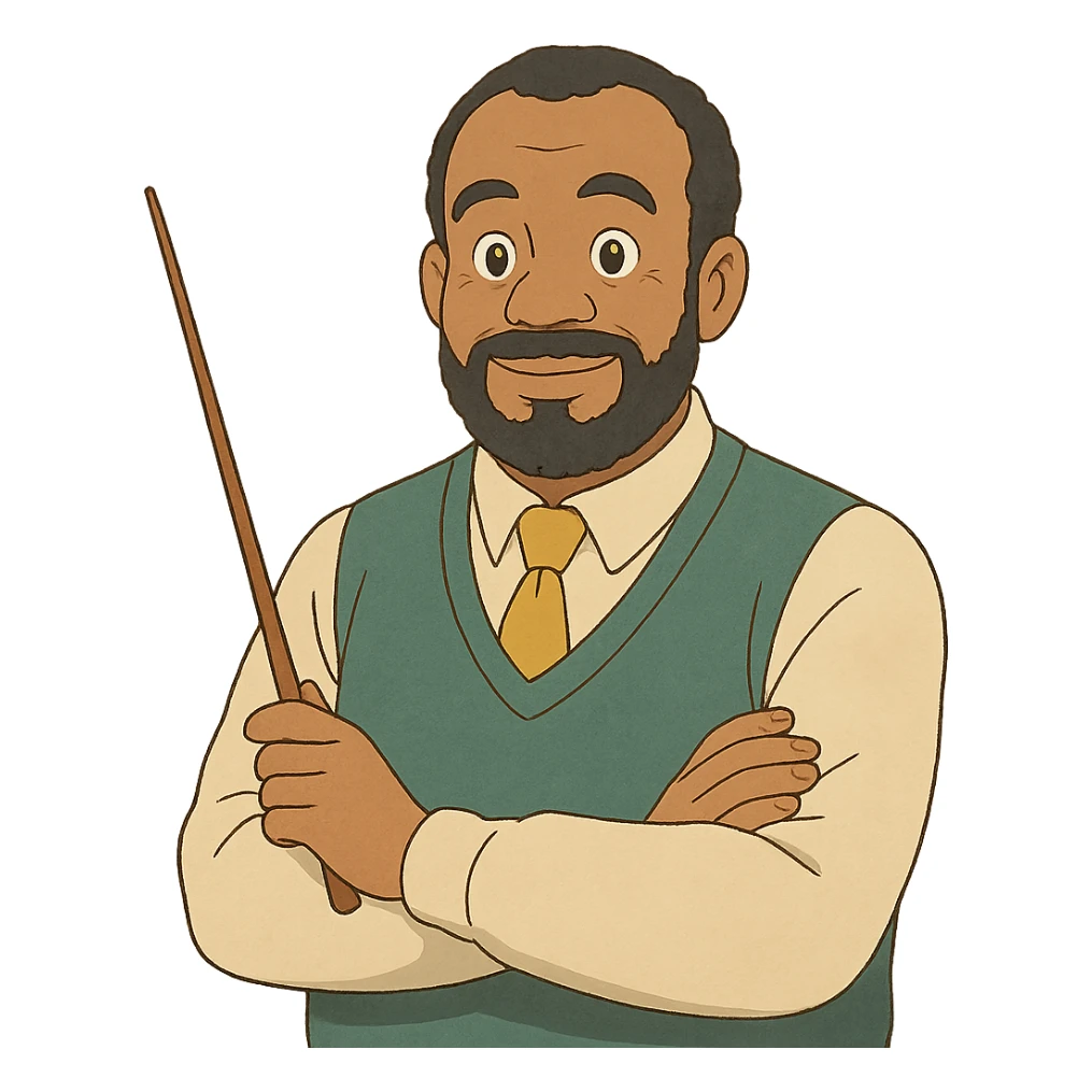 friendly teacher Mr. Sorhaindo sticker