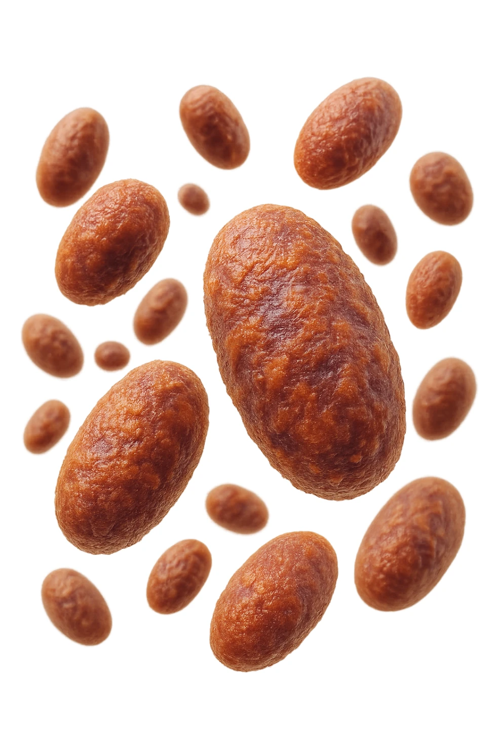 batteri della candida fluttuano in aria, IPERREALISTICO 4K sticker