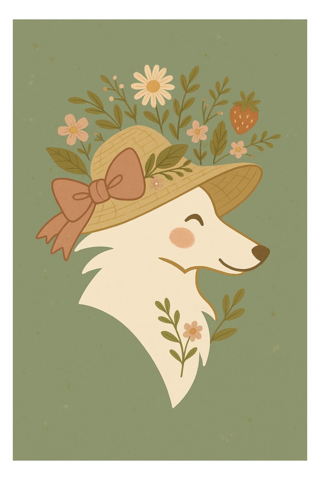 Give the Overwolf logo a cute cottagecore makeover sticker