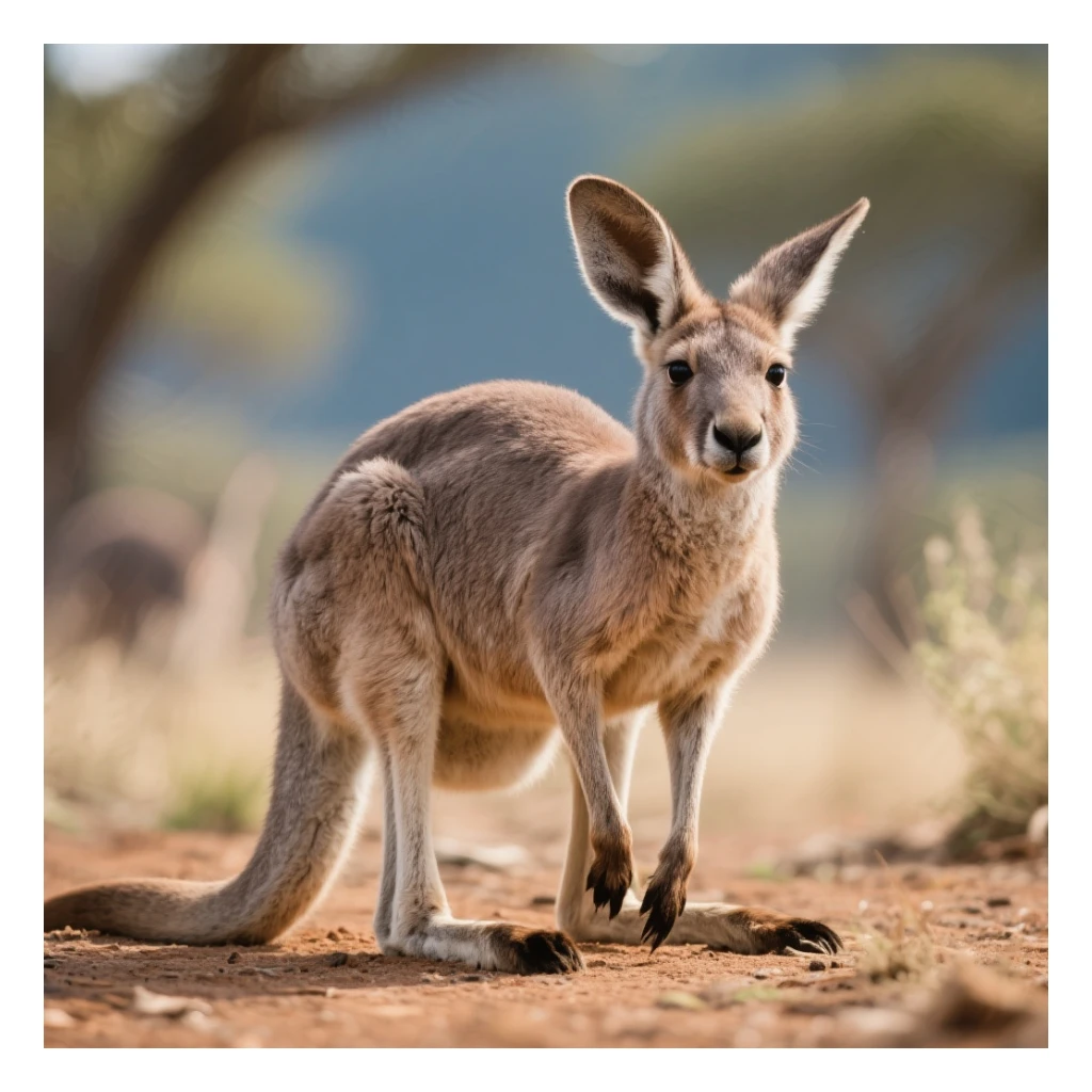 Kangaroo sticker
