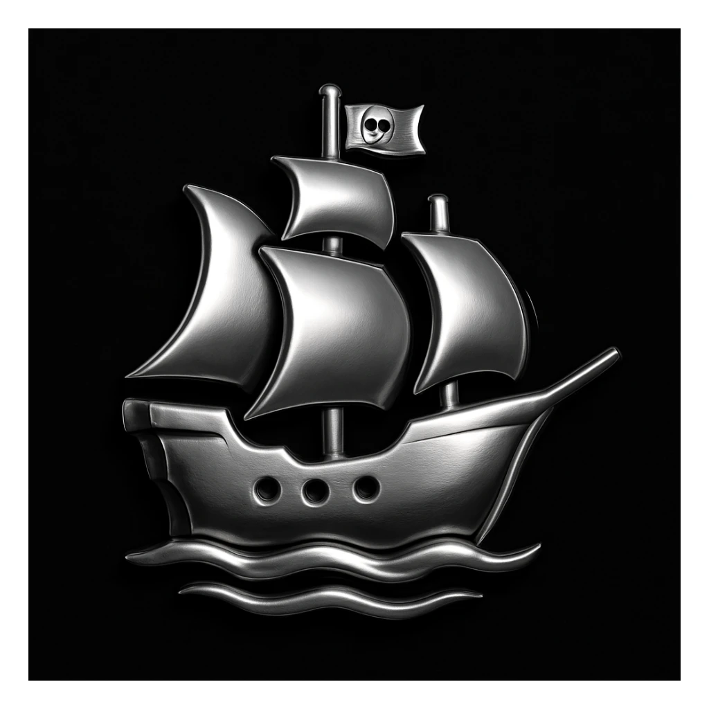 pirate ship sticker