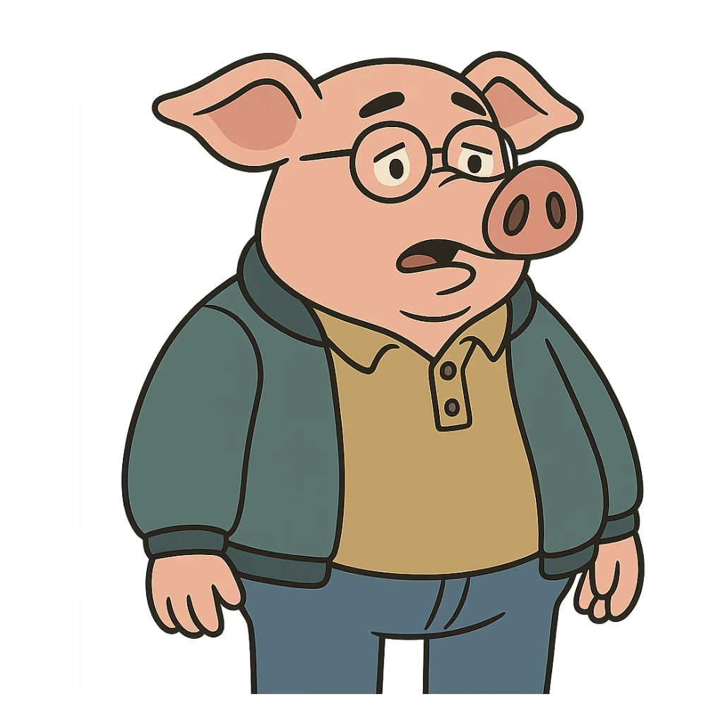 John Pork sticker