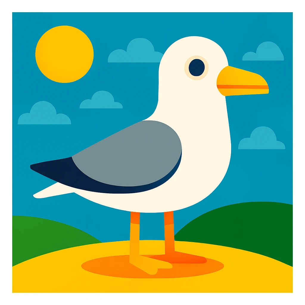 Seagull sticker