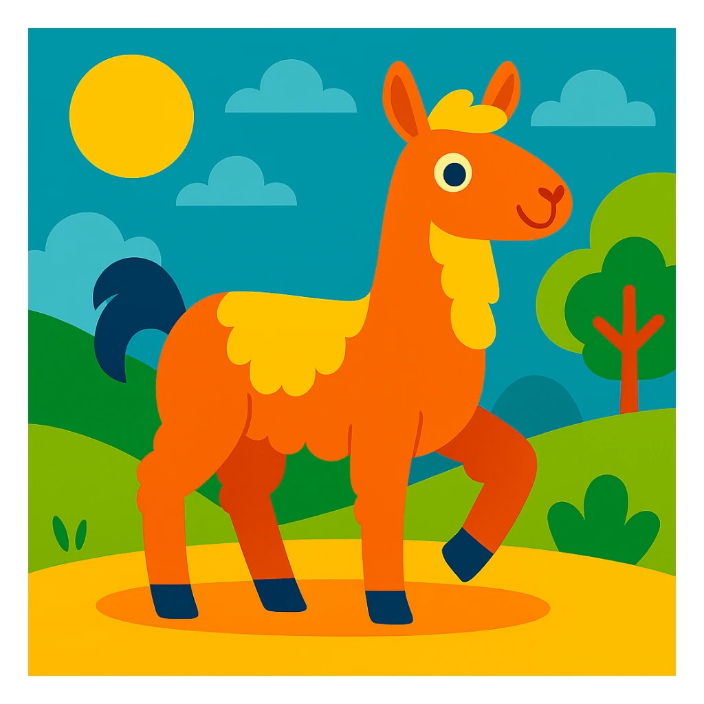 Llama sticker
