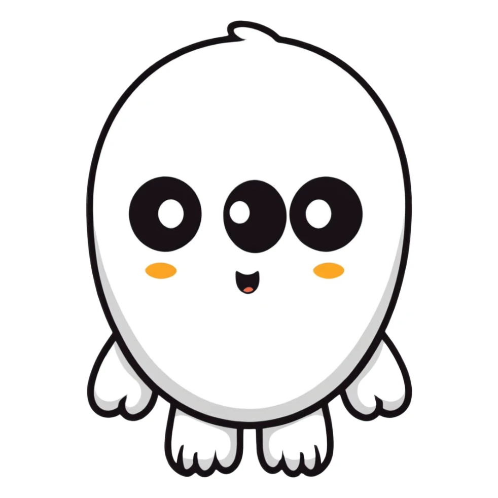 cute cartoon eyes with different expressions sticker