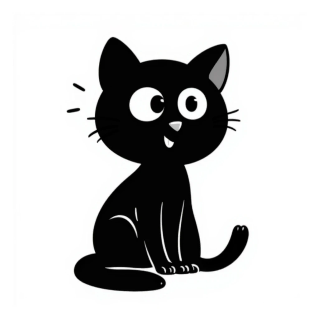 cute cat sticker