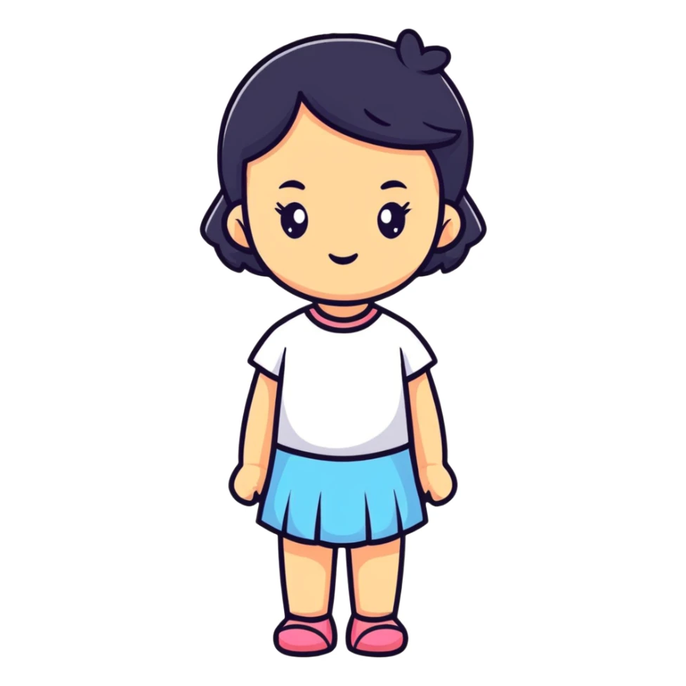therian girl with animal traits sticker