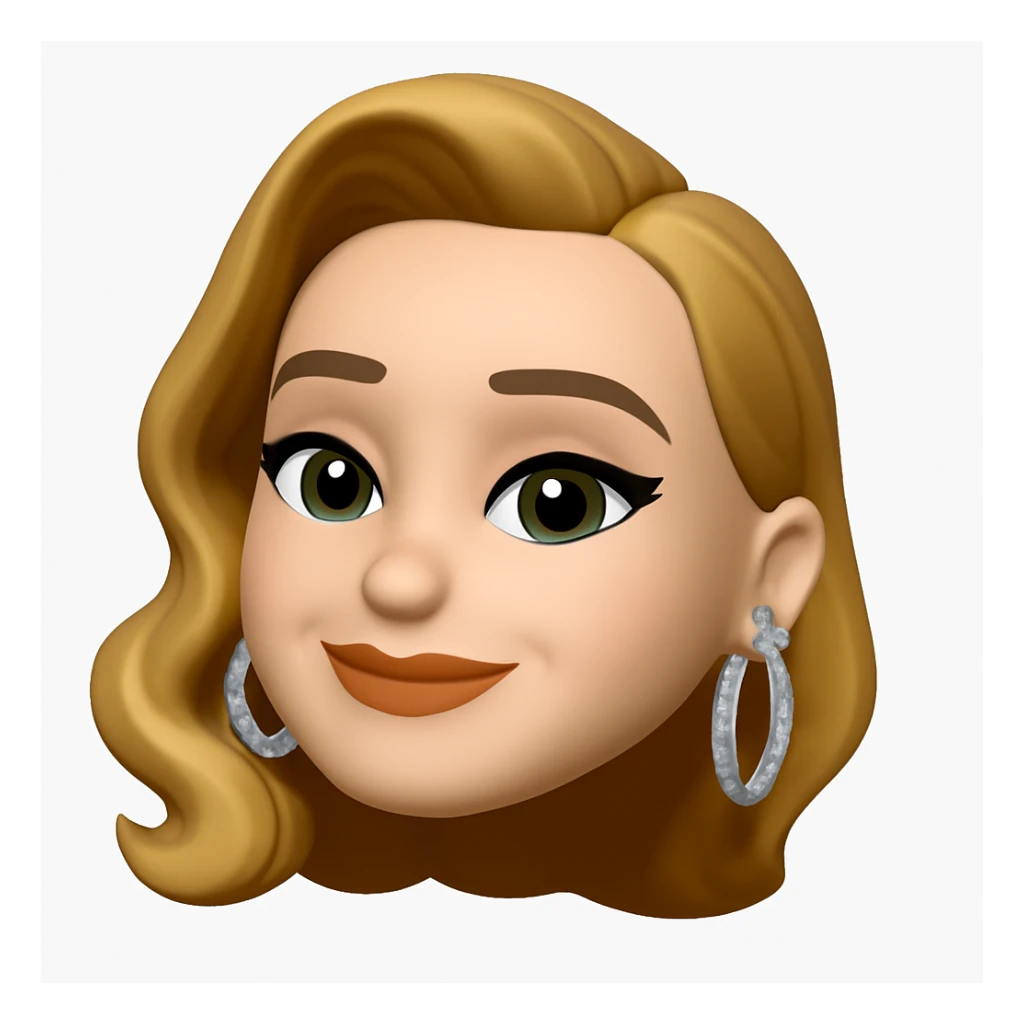 Convert this photo into a 3D emoji in Apple style, closely resembling the original person. The style should mimic Apple's emoji look with a 3D effect, capturing the likeness and details of the person in the photo. sticker