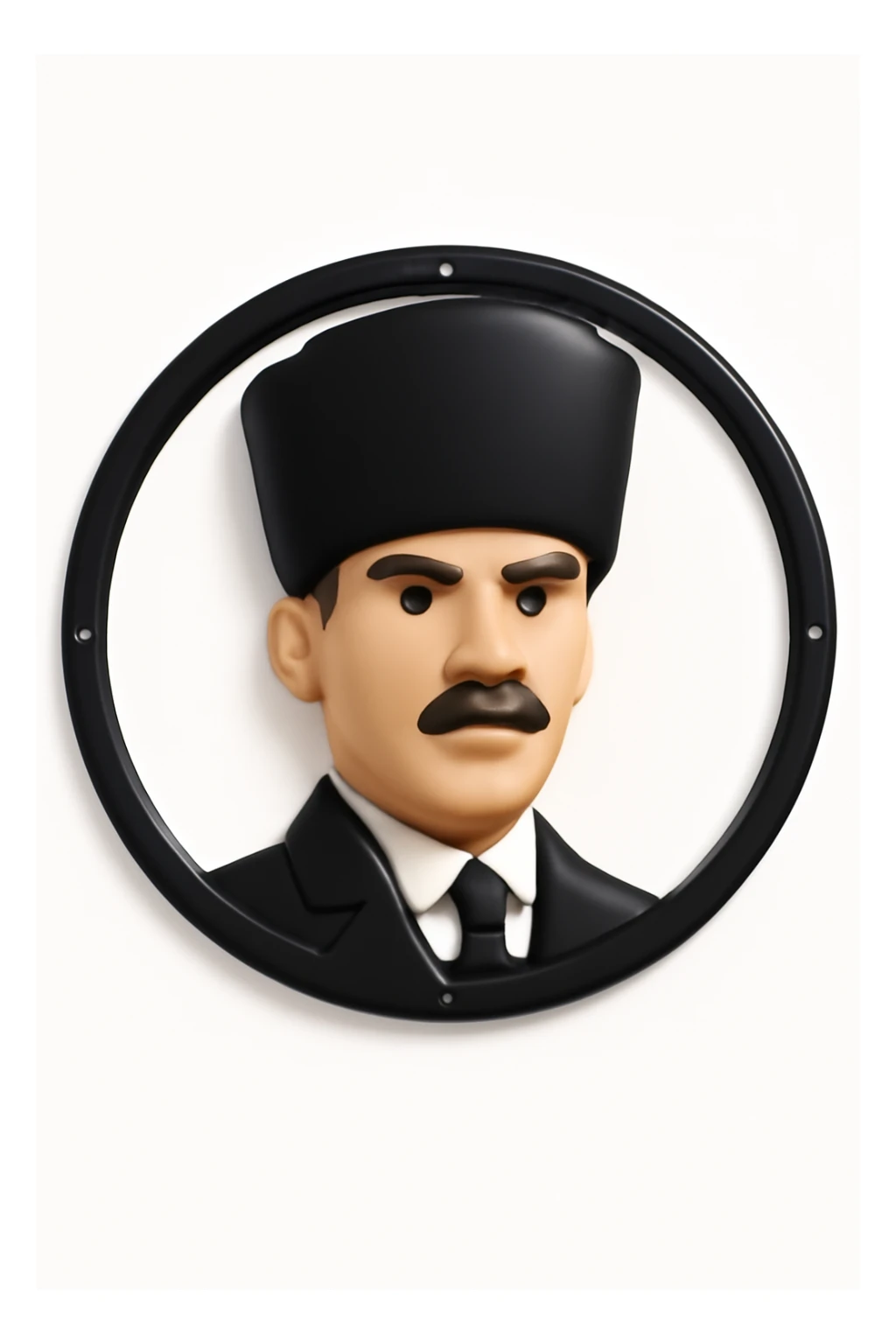 Convert the uploaded image into a 3D Apple-style emoji — preserve the key shapes, colors, and overall composition of the original image. Simplify the forms into clean. Apply glossy textures, soft lighting, smooth shading, and render everything in Apple emoji style on a clean white background

 sticker