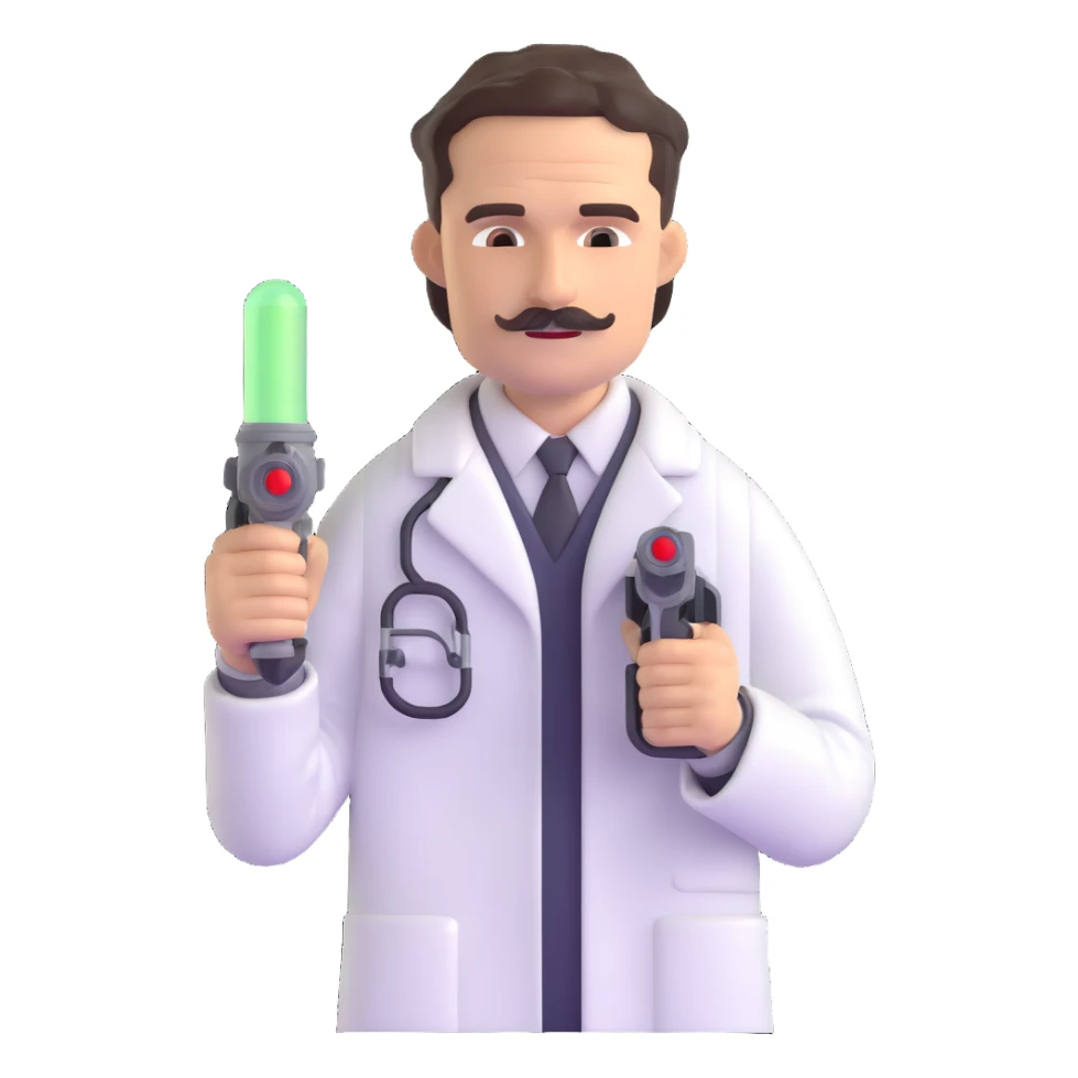Edward Richtofen mad scientist from Call of Duty Zombies sticker